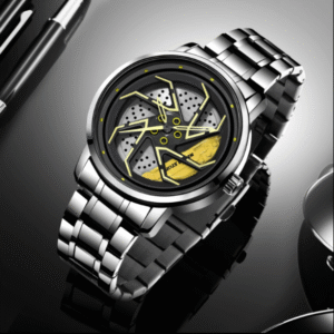 Men’s Quartz Wheel Watch Wheel Rotating Quartz Watch Waterproof Men's Watch